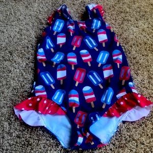 Summer popsicle bathing suit perfect for all summer sun! Size 8